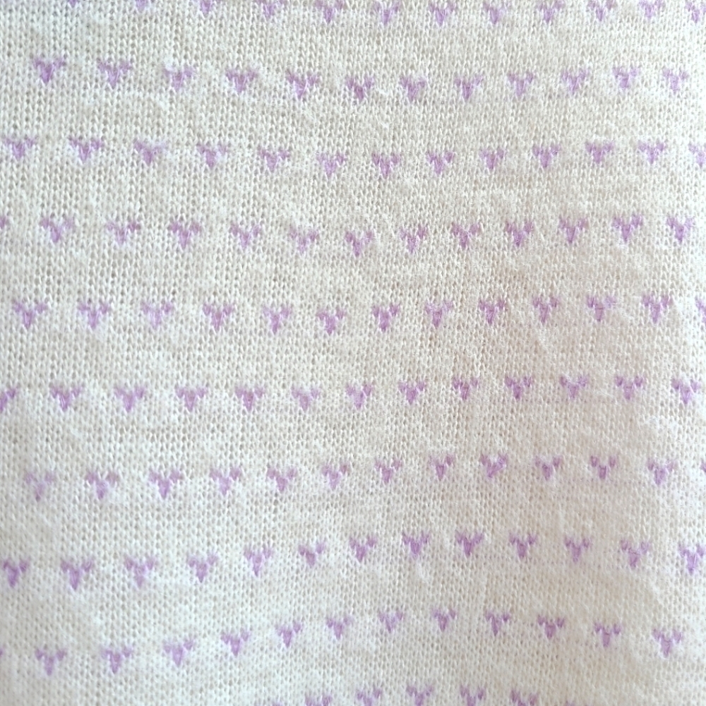 Vintage Style Up Light-weight Knit Sweater with Shoulder Button Detail, Size Med - Picture 7 of 8